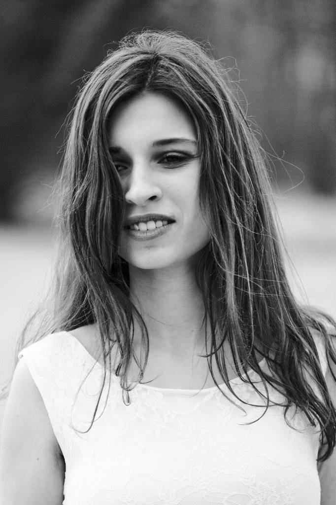 Frau, Portrait, lächelnd